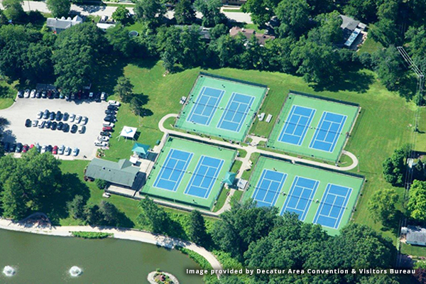 Fairview Tennis Center in Decatur, Illinois